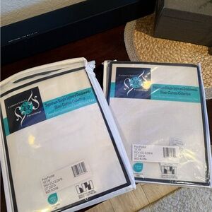 White Sheer Curtain Set